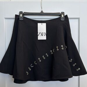 Zara Chain Mini Skirt - size M, NWT